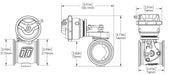 Turbosmart StraightGate50 50mm External Wastegate 6psi Black - TS - 0565 - 1762 - Subimods.com