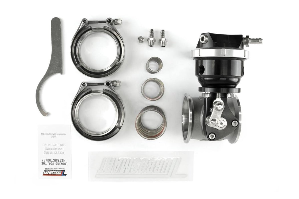 Turbosmart StraightGate50 50mm External Wastegate 6psi Black - TS - 0565 - 1762 - Subimods.com