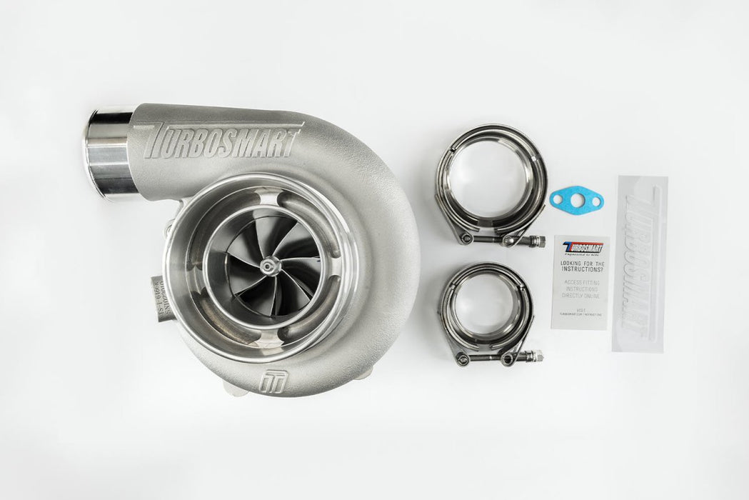 Turbosmart TS - 1 6466 Externally Wastegated Reverse Rotation Turbo w/ V - Band Inlet, V - Band Outlet, 0.82AR Hotside - TS - 1 - 6466B - VR082E - Subimods.com