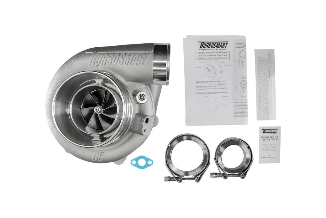 Turbosmart TS - 1 6466 Externally Wastegated Turbo w/ V - Band Inlet, V - Band Outlet, 0.82AR Hotside - TS - 1 - 6466B - VB082E - Subimods.com
