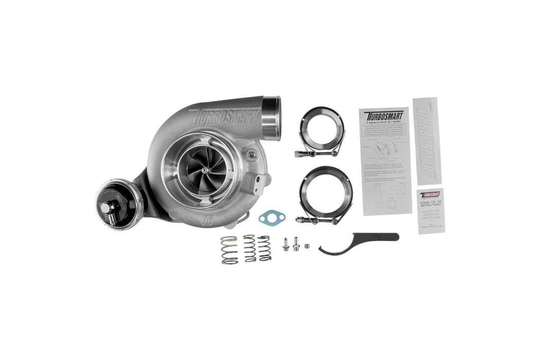 Turbosmart TS - 1 6466 Internally Wastegated Turbo w/ V - Band Inlet, V - Band Outlet, 0.82AR Hotside - TS - 1 - 6466B - VB082I - Subimods.com