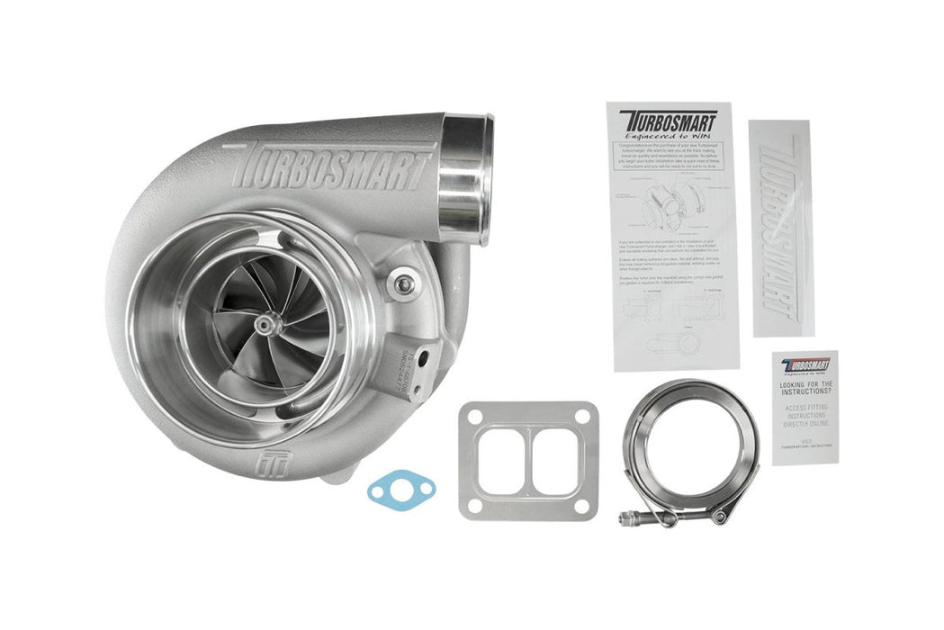 Turbosmart TS - 1 6870 Kompact Externally Wastegated Turbo w/ T4 Divded Inlet, V - Band Outlet, 1.00AR Hotside - TS - 1 - 6870B - D4100E - Subimods.com