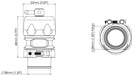 Turbosmart Vee Port Pro Blow Off Valve Blue - TS - 0205 - 1130 - Subimods.com
