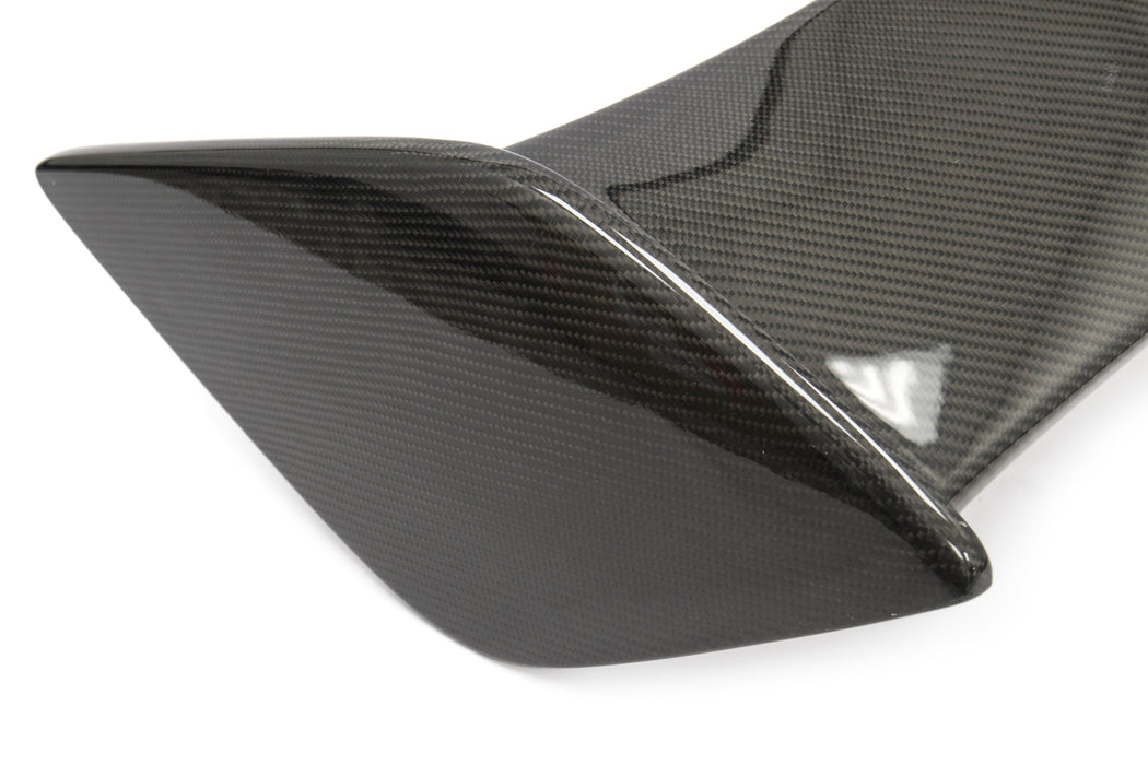 OLM Silverline Carbon Fiber OEM S Style Spoiler w/ Black Bases 2015-2021 WRX / STI