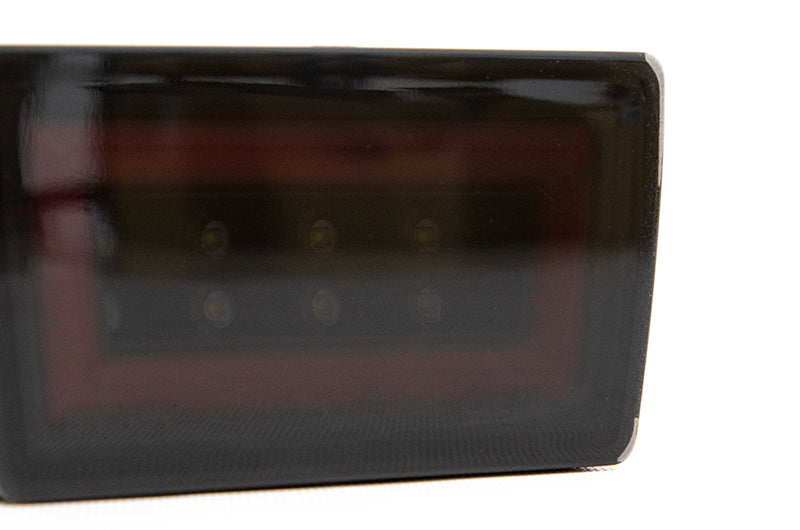 OLM F1 NB+R V2 Rear Brake Light Smoke Lens, Gloss Black Base, Red Bar 2015-2021 WRX / STI