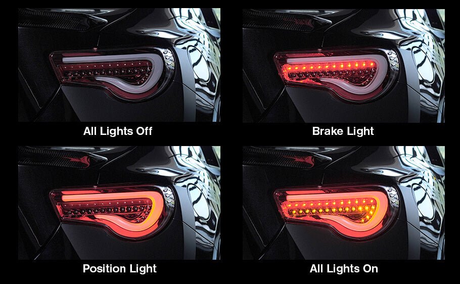 Valenti TRAD LED Jewel Tail Lights Clear Lens w/ Chrome Base 2013 - 2021 BRZ / 2013 - 2016 FRS / 2017 - 2021 GT86 - TT86Z - CC - 2 - Subimods.com