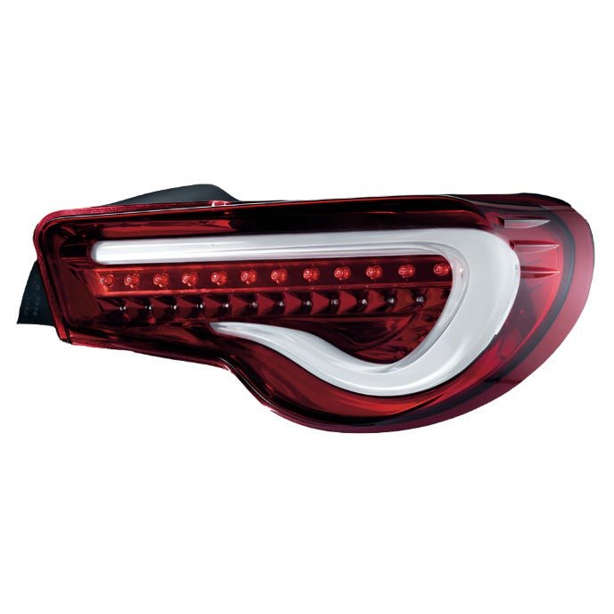 Valenti TRAD LED Jewel Tail Lights Clear Lens w/ Red Chrome Base 2013 - 2021 BRZ / 2013 - 2016 FRS / 2017 - 2021 GT86 - TT86Z - CR - 2 - Subimods.com