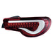 Valenti TRAD LED Jewel Tail Lights Clear Lens w/ Red Chrome Base 2013 - 2021 BRZ / 2013 - 2016 FRS / 2017 - 2021 GT86 - TT86Z - CR - 2 - Subimods.com