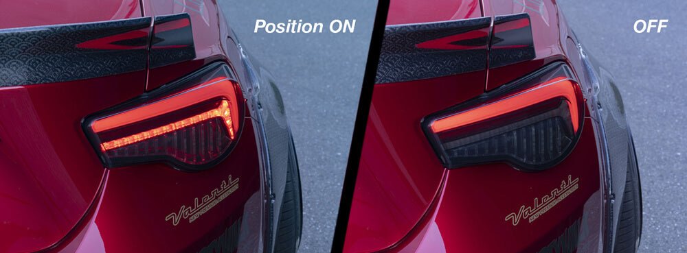 Valenti ULTRA LED Jewel Tail Lights Red Lens / Black Base 2013 - 2021 BRZ / 2013 - 2016 FRS / 2017 - 2021 GT86 - TT86ZU - RG - 1 - Subimods.com