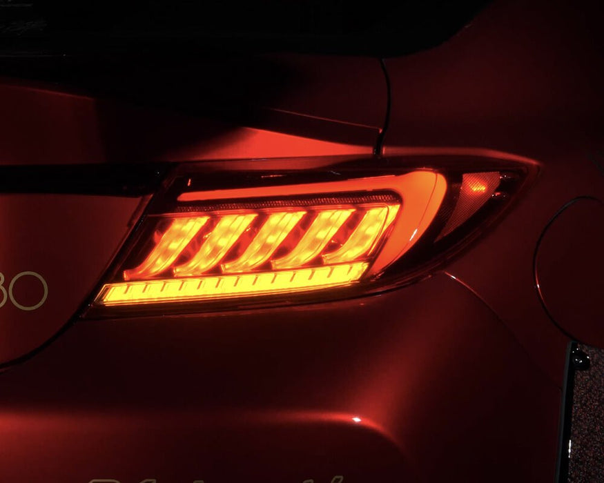 Valenti ULTRA LED Tail Lights Light Smoke Lens w/ Black Base 2022 - 2024 BRZ / 2022 - 2024 GR86 - TT86GRZU - SB - 1 - Subimods.com