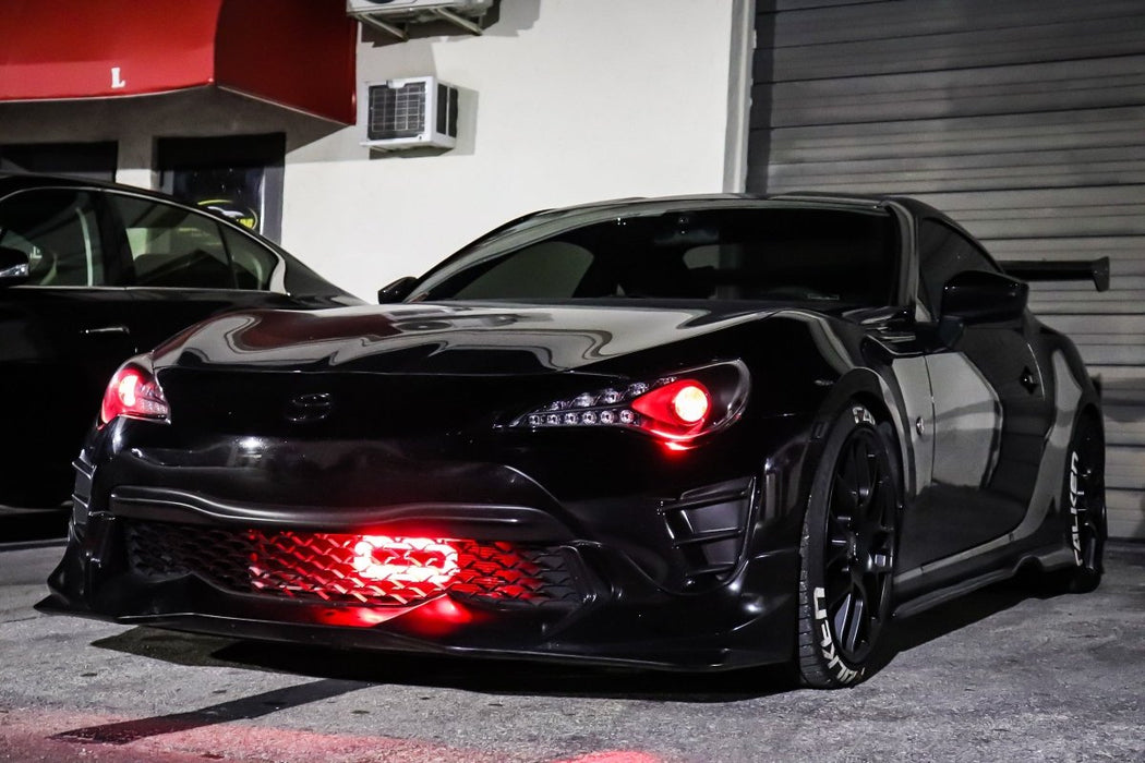 Velossa Tech "BIG MOUTH - LIT KIT" Ram Air Intake Snorkel Black Base 2013 - 2021 BRZ / GT86 / FR - S - LK-0040 - Subimods.com