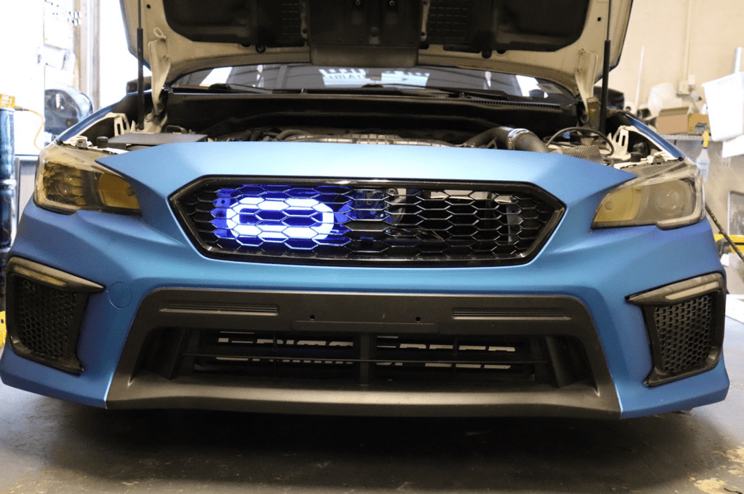 Velossa Tech "BIG MOUTH - LIT KIT" Ram Air Intake Snorkel Black Base 2015 - 2021 WRX / 2015 - 2021 STI - VT-BM-1228 - Subimods.com
