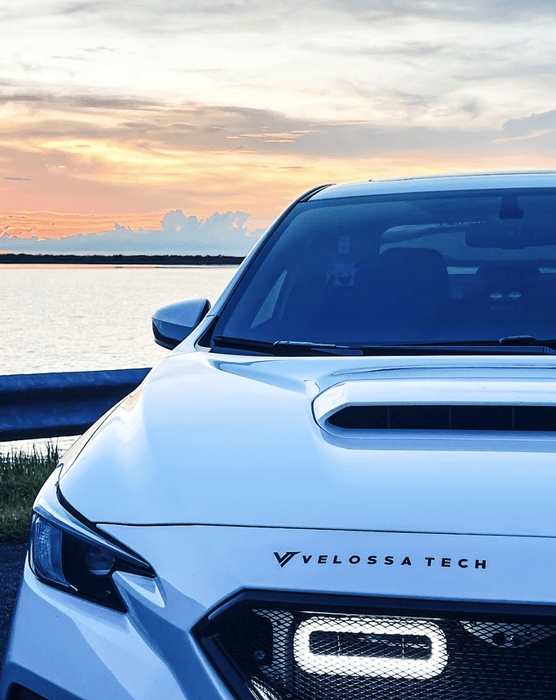 Velossa Tech "BIG MOUTH - LIT KIT" Ram Air Intake Snorkel Black Base 2022 - 2024 WRX - VT-BM-1246 - Subimods.com
