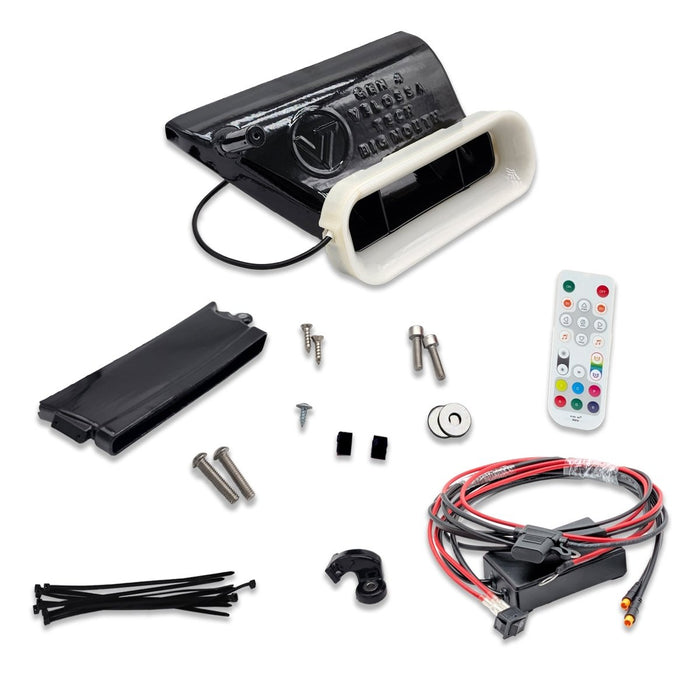 Velossa Tech BIG MOUTH LIT Kit for WRX Black Intake Snorkel