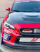 Velossa Tech "BIG MOUTH" Ram Air Intake Snorkel Black Base 2015 - 2021 WRX / 2015 - 2021 STI - VT-BM-0228-BK/RD - Subimods.com