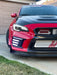Velossa Tech "BIG MOUTH" Ram Air Intake Snorkel Black Base 2015 - 2021 WRX / 2015 - 2021 STI - VT-BM-0228-BK/RD - Subimods.com