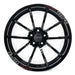 Versus VT125S Gloss Black 18x9.5 5x114.3 38mm Offset - WT1X38EGX - Subimods.com