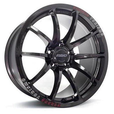 Versus VT125S Super Dark Gunmetal 18x9.5 5x100 38mm Offset - WT1X38DA8J - Subimods.com