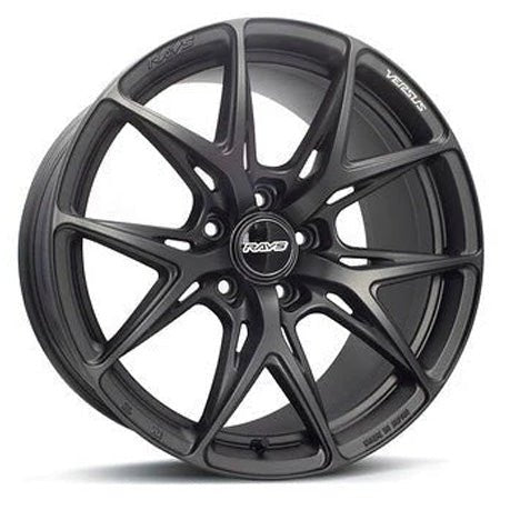 Versus VV21S Matte Super Dark Gunmetal 18x9.5 5x114.3 22mm Offset - WT2X22EAPJ - Subimods.com