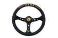 VERTEX 10 Star Steering Wheel 330mm Leather w/ Gold Stitching - STW-10STR-GLD - Subimods.com