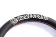 VERTEX Lang Steering Wheel 330mm Leather w/ White and Red Stitching - STW - LG - Subimods.com