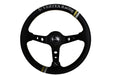 VERTEX Racing Steering Wheel 330mm Leather w/ Gold and White Stitching - STW-RACING - Subimods.com