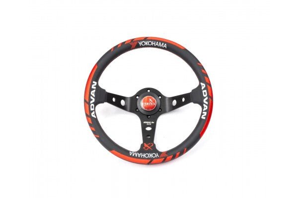 VERTEX ADVAN コラボ　ステアリング　ディープコーン VERTEX x Advan Collaboration Steering Wheel 330mm Leather Version
