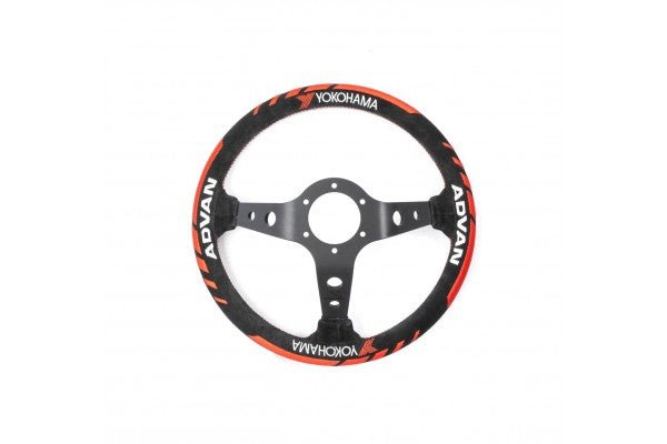 VERTEX x Advan 330mm Suede Steering Wheel for Subaru WRX STI