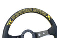 VERTEX X Block Head Collaboration Steering Wheel 330mm Leather w/ Gold Stitching - STW - VERXBHM - Subimods.com
