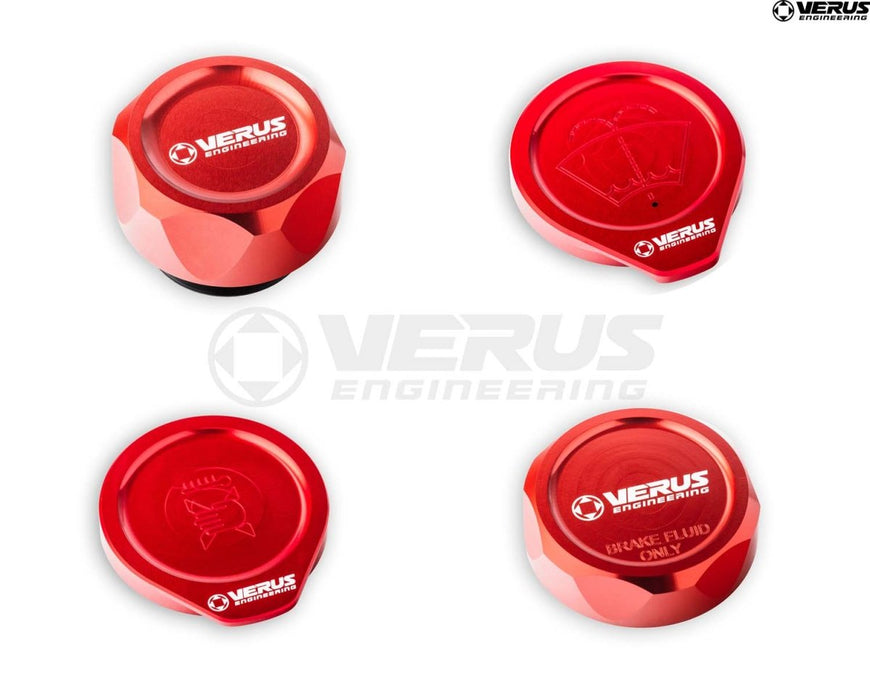Verus Engine Bay Cap Kit 2013 - 2021 BRZ / 2013 - 2016 FRS / 2017 - 2021 Toyota 86 / 2022 - 2024 GR86 - A0434A - RED - FHS - Subimods.com