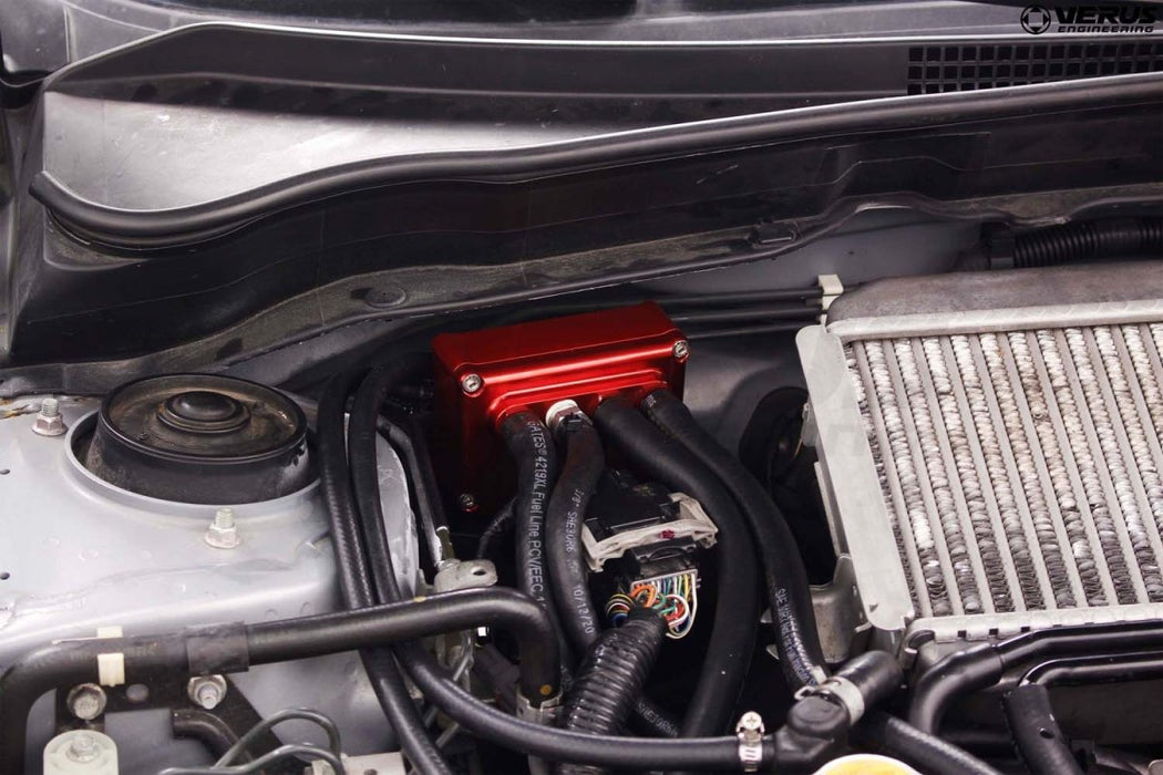 Verus Engineering Air Oil Separator (AOS) Blue 2008 - 2014 WRX / 2008 - 2014 STI - A0259A - BLU - Subimods.com