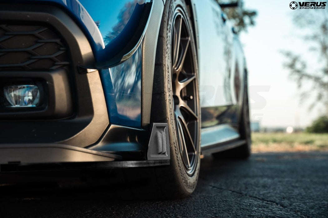 Verus Engineering Front Splitter Endplates For Use w/ Verus Engineering Splitter 2022 - 2025 WRX - A0701A - Subimods.com