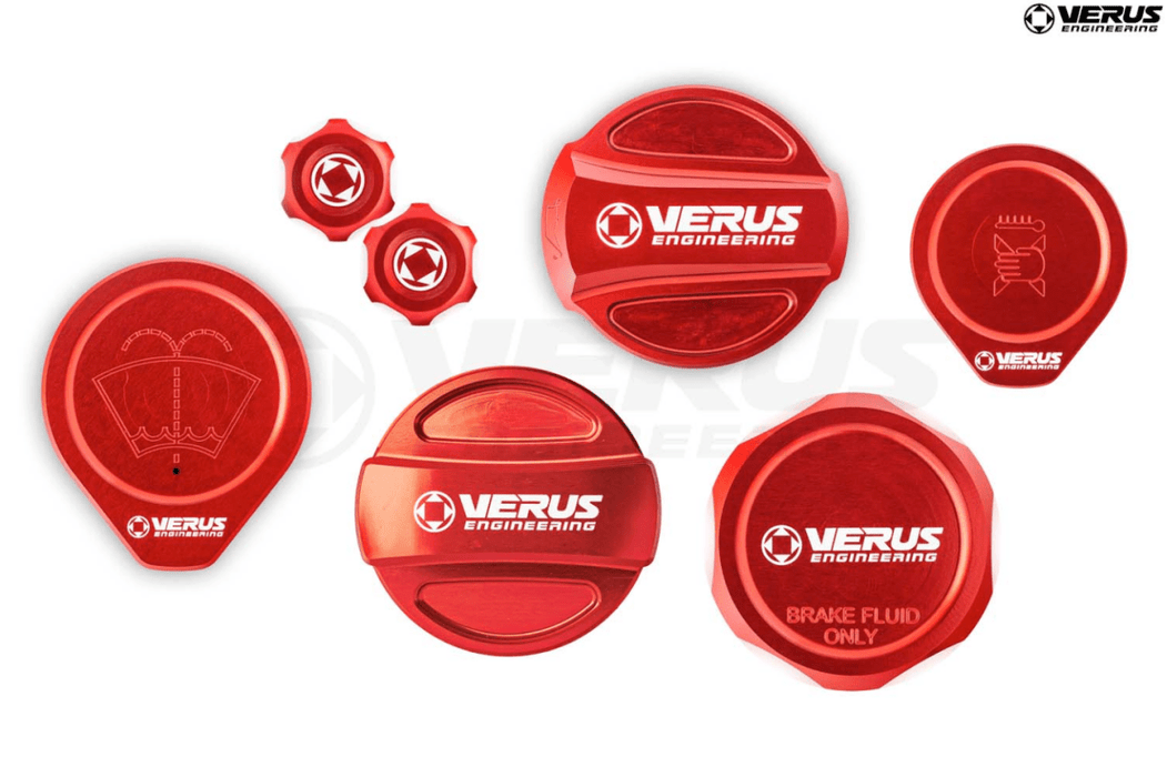 Verus Engineering Full Car Cap Kit 2022 - 2025 WRX - A0768A - RED - RLA - Subimods.com