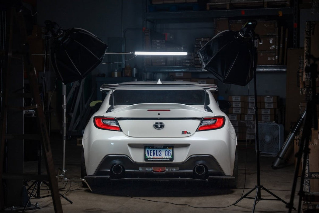 Verus Engineering High Effeciency Rear Wing Kit w/ Carbon End Plates 2022 - 2025 BRZ / 2022 - 2025 GR86 - A0466A - Subimods.com