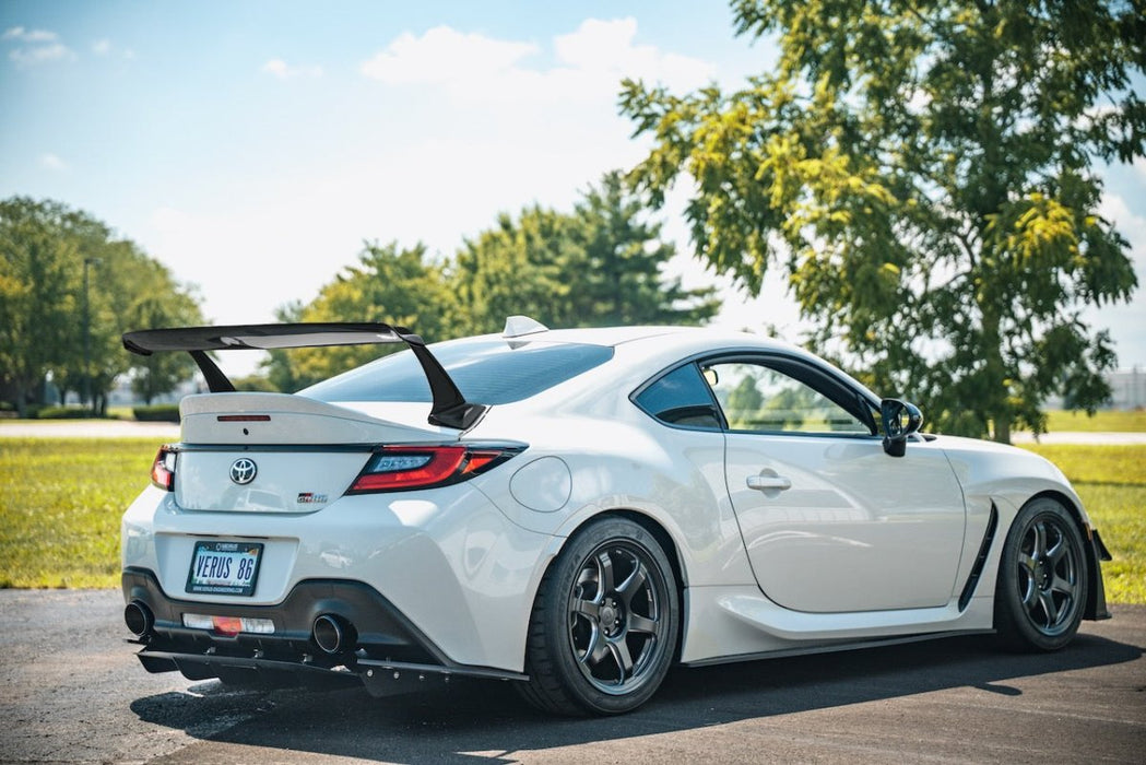 Verus Engineering High Effeciency Rear Wing Kit w/ Carbon End Plates 2022 - 2025 BRZ / 2022 - 2025 GR86 - A0466A - Subimods.com