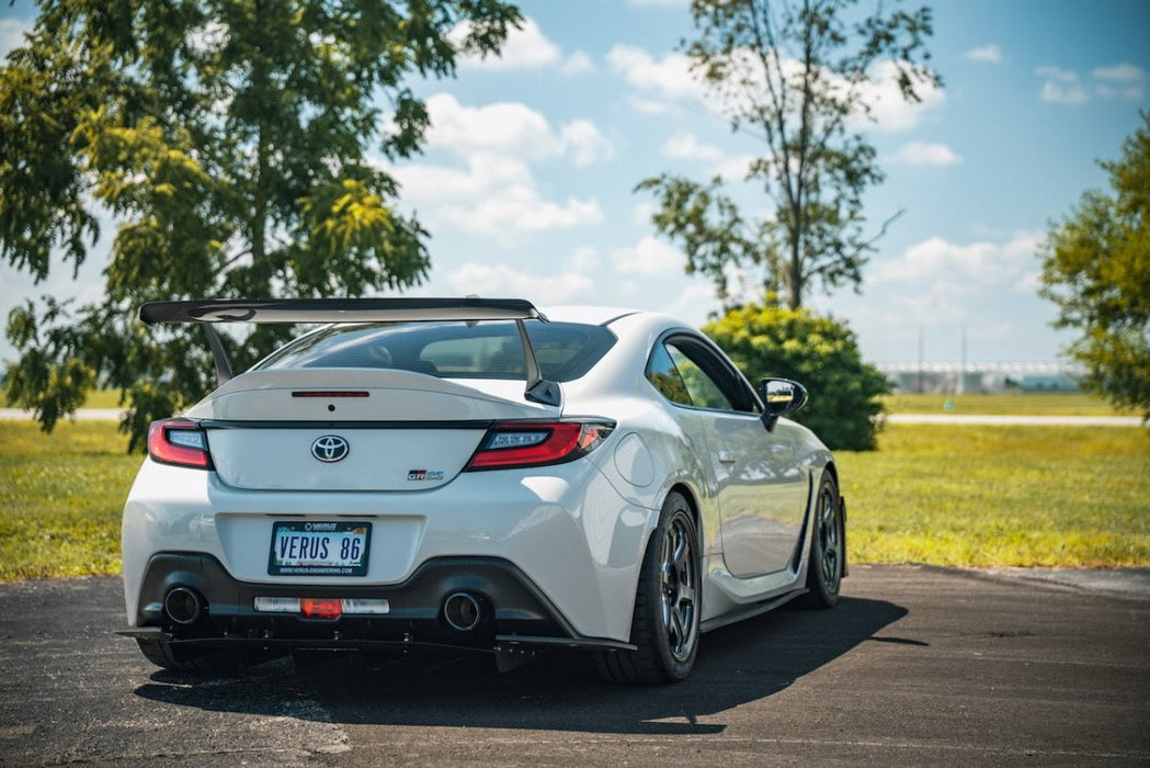 Verus Engineering High Effeciency Rear Wing Kit w/ Carbon End Plates 2022 - 2025 BRZ / 2022 - 2025 GR86 - A0466A - Subimods.com