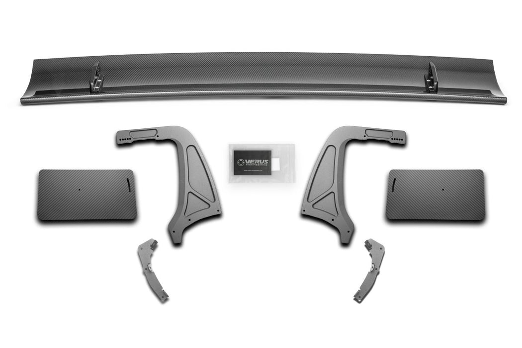 Verus Engineering Swan Neck UCW Wing Kit w/ Carbon Fiber Endplates 2013 - 2021 BRZ / 2013 - 2016 FR - S / 2012 - 2020 GT86 - A0783A-CRB - Subimods.com