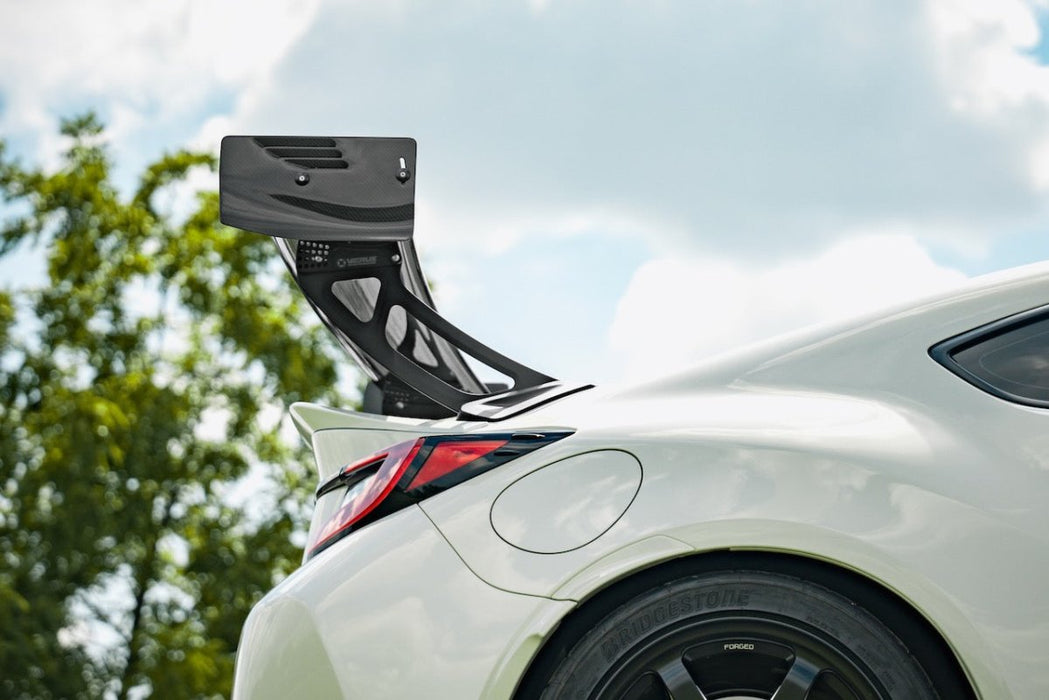 Verus Engineering UCW Bottom Mount Rear Wing Kit w/ Carbon End Plates 2022 - 2025 BRZ / 2022 - 2025 GR86 - A0790A-CRB - Subimods.com