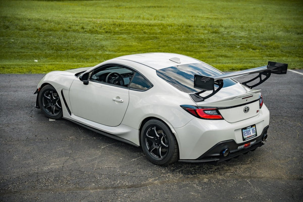 Verus Engineering UCW Bottom Mount Rear Wing Kit w/ Carbon End Plates 2022 - 2025 BRZ / 2022 - 2025 GR86 - A0790A-CRB - Subimods.com