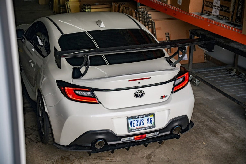 Verus Engineering UCW Bottom Mount Rear Wing Kit w/ Metal End Plates 2022 - 2025 BRZ / 2022 - 2025 GR86 - A0790A - Subimods.com