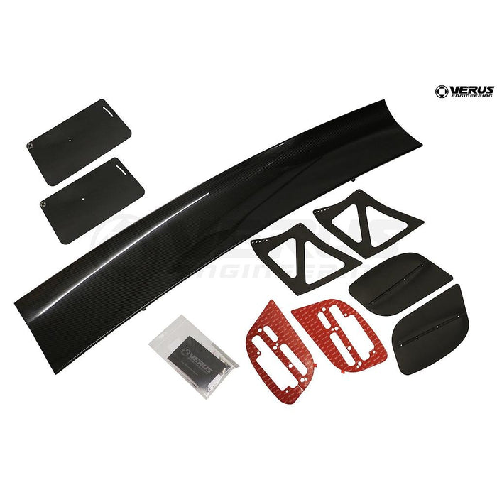 Verus Engineering UCW Rear Wing Kit w/ Carbon End Plates 2011 - 2014 STI Sedan - A0229A - CRB - Subimods.com