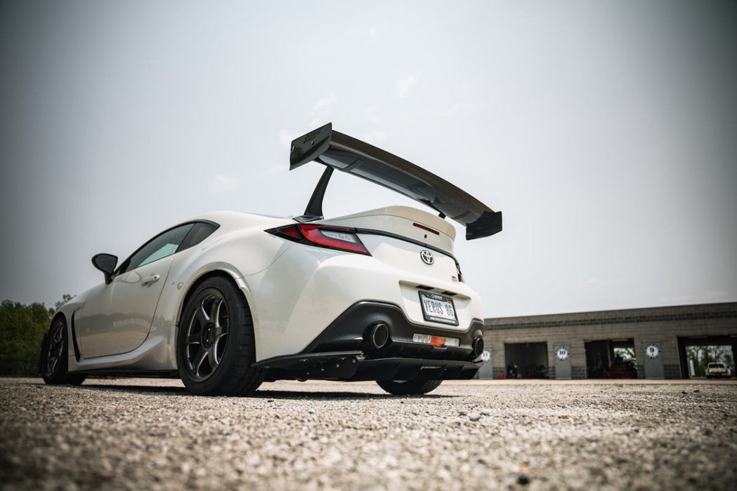 Verus Engineering UCW Swan Neck Rear Wing Kit w/ Carbon End Plates 2022 - 2025 BRZ / 2022 - 2025 GR86 - A0738A-CRB - Subimods.com