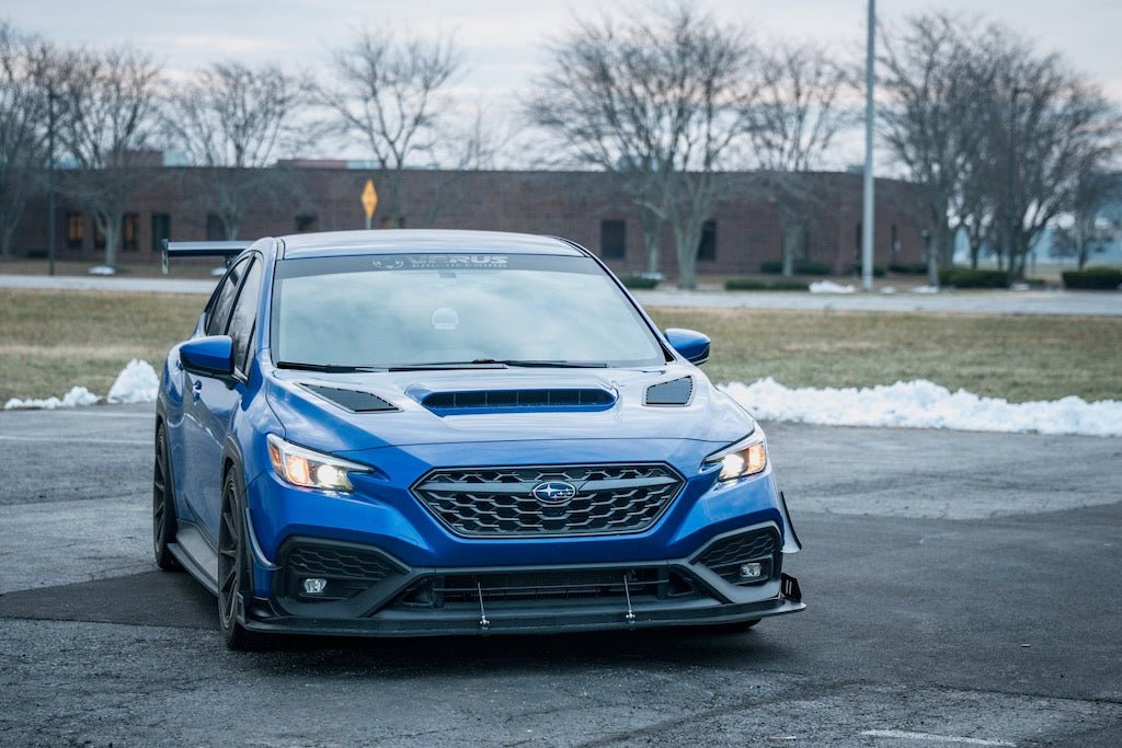 Verus Engineering UCW Wing Bottom Mount w/ Carbon Fiber End Plates 2022 - 2025 WRX - A0609A-CRB - Subimods.com