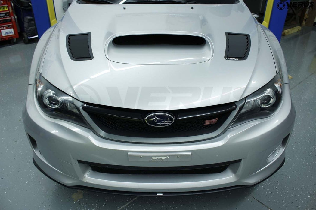 Verus Hood Louver Kit 2008 - 2014 WRX / 2008 - 2014 STI - A0212A-BLK - Subimods.com