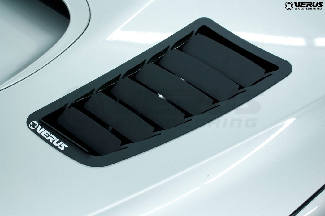 Verus Hood Louver Kit 2008 - 2014 WRX / 2008 - 2014 STI - A0212A-BLK - Subimods.com