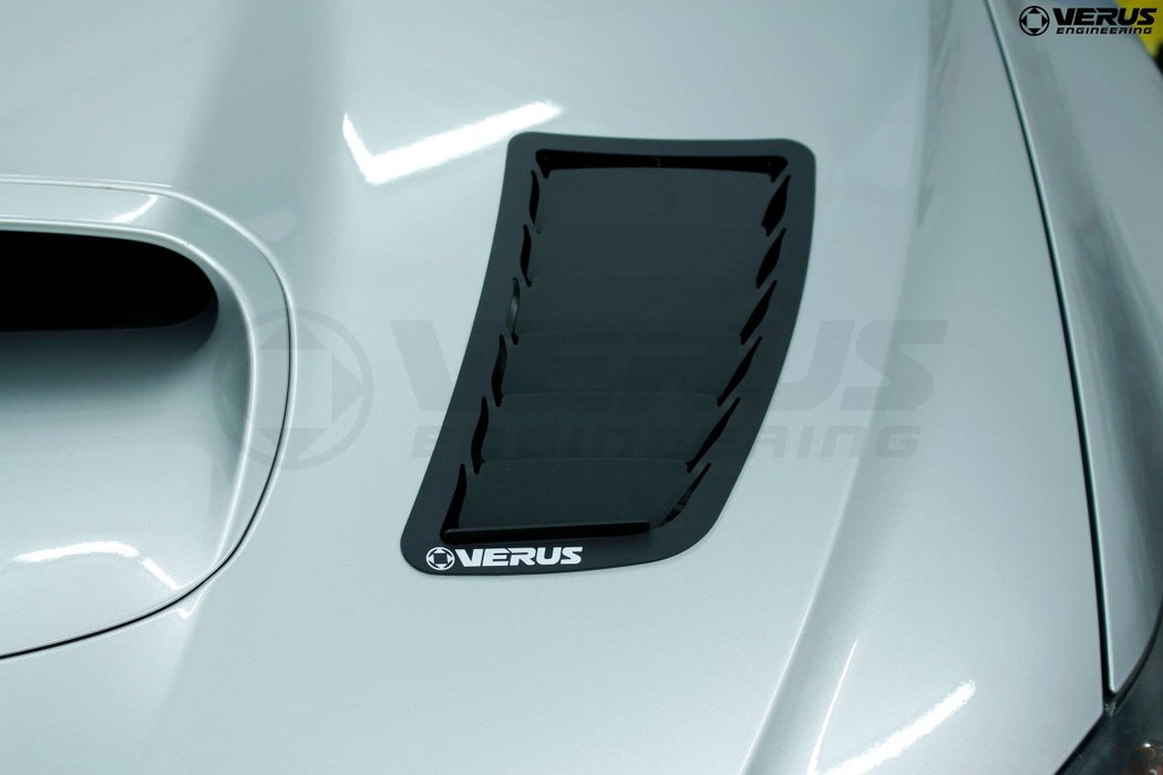 Verus Hood Louver Kit 2008 - 2014 WRX / 2008 - 2014 STI - A0212A-BLK - Subimods.com
