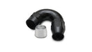 Vibrant Performance High Flow Hose End Fitting For Use w/ PTFE Hose - 10AN 150 Degree Black - 28510 - Subimods.com