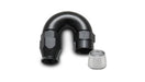 Vibrant Performance High Flow Hose End Fitting For Use w/ PTFE Hose - 10AN 180 Degree Black - 28810 - Subimods.com