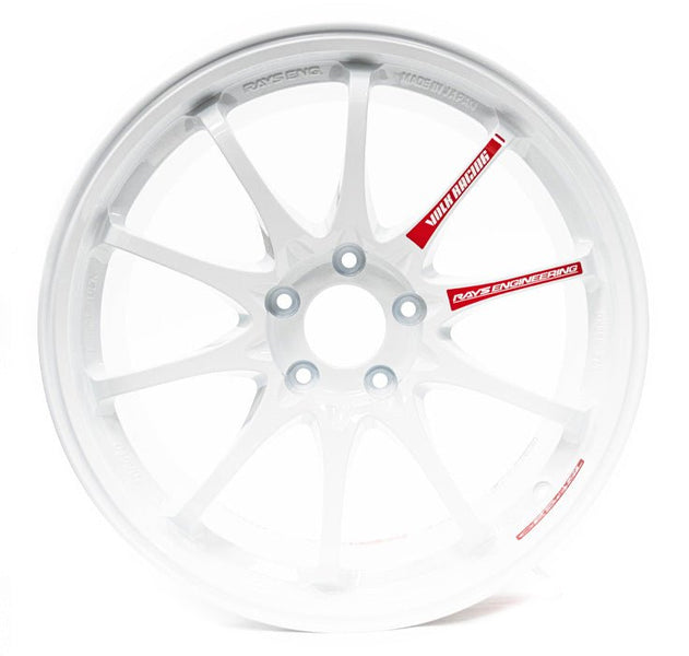 Volk Racing CE28SL Dash White 18x9.5 +35mm 5x114.3 2015-2024 WRX