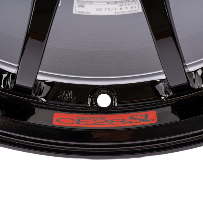 Volk Racing CE28SL Gloss Black 18x9.5 5x114.3 +35mm 2015 - 2025 WRX / 2011 - 2021 STI - WV2X35EP9 - Subimods.com